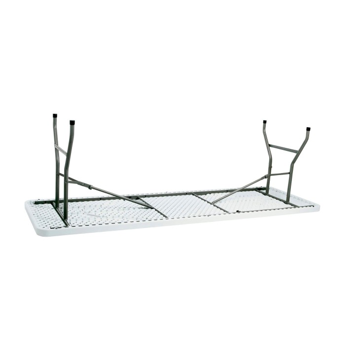 Mesa rectangular de exterior color gris Wagner Garbar 243cm x 75.5 cm