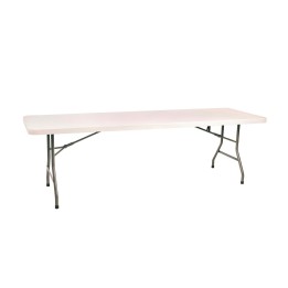 Mesa rectangular de exterior color gris Wagner Garbar 243cm x 75.5 cm