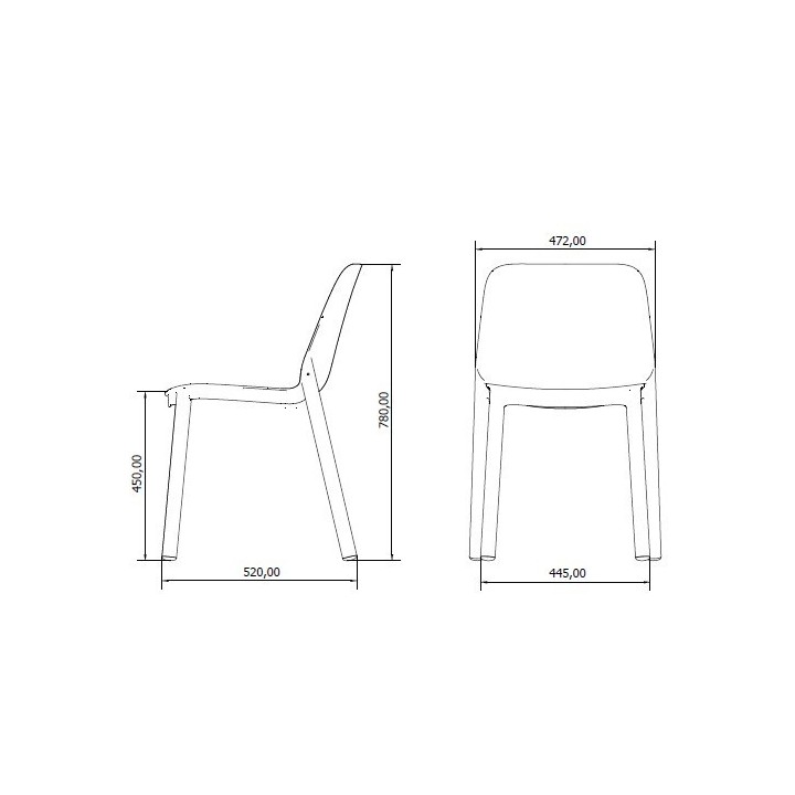 Silla One de Garbar|Sillas exterior bares y restaurantes