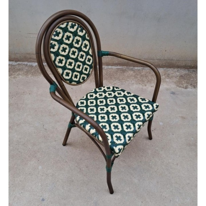 Sillas Bistro Paris - Sillón de ratán, Sillas de comedor de ratán