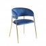 Silla Nicola Terciopelo Golden