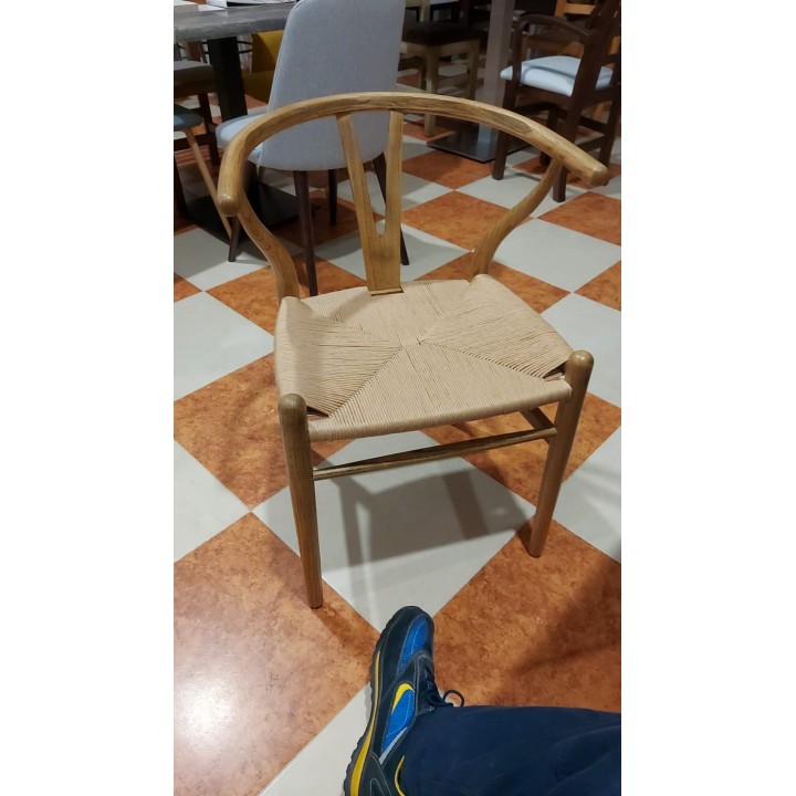 Silla Wishbone CH24 envejecido|Sillas madera| Sillón Thonet madera