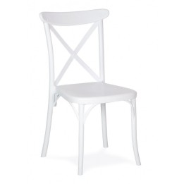 Silla Thonet plástico cruceta