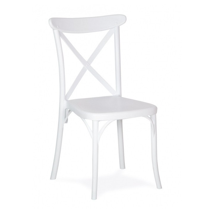 Silla Thonet plástico cruceta