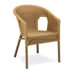 Sillón de aluminio y médula sintética | Sillón Conques terrazas