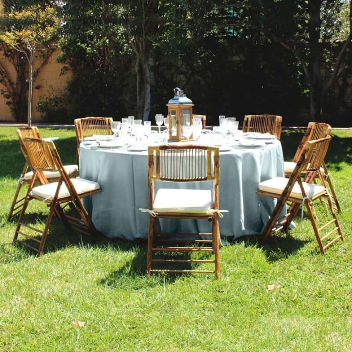 Silla Bambu plegable- Sillas y Mesas de madera- Silla Colonial