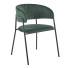 Silla Nicola Terciopelo Black