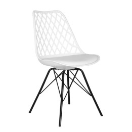 Silla Iron Reyne blanca|Silla nórdica bar| Sillas Comedor online