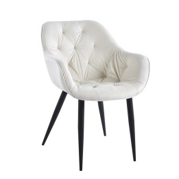 Silla krupps Terciopelo black|Silla hosteleria tapizada restaurantes