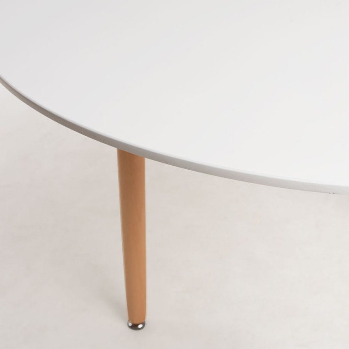 Mesa Nórdica Redonda 90 cm Bianchi- Mesa barata hostelería y hogar