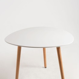 Mesa Nórdica Redonda 90 cm Bianchi- Mesa barata hostelería y hogar