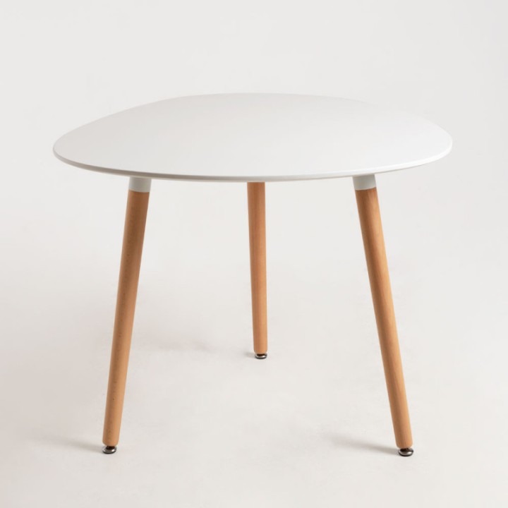 Mesa Nórdica Redonda 90 cm Bianchi- Mesa barata hostelería y hogar