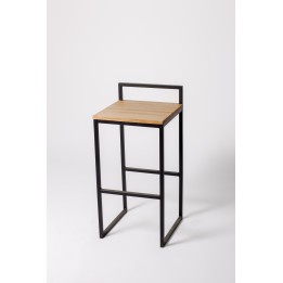 Taburete industrial Moncontour respaldo