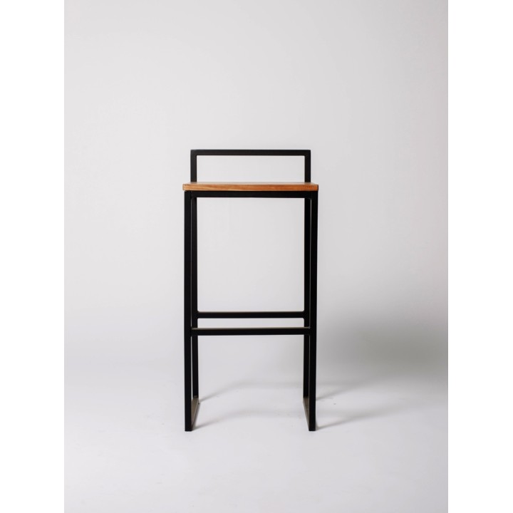 ➤ Taburete Industrial Moncontour respaldo para bares【 COMPRA ONLINE】