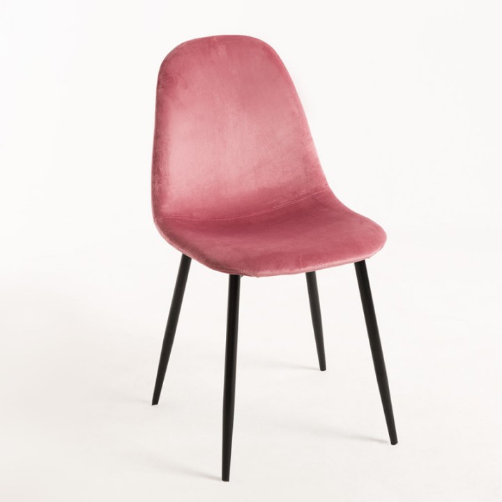 Silla Boro Black Terciopelo| Sillas y Mesas de madera