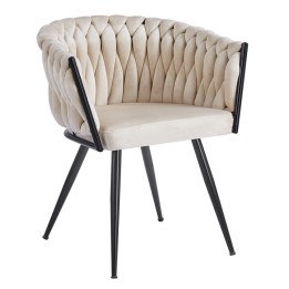 Sillón Triana Black Terciopelo|Mobiliario nórdico, vintage tapizado