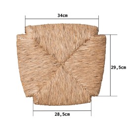 Asientos de Enea silla Ubeda|Sillas y Mesas de madera-Anea natural
