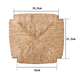 Asientos de Enea silla Rondeña o Caracol|Sillas y Mesas de madera FJM