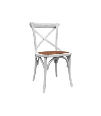 Silla Thonet blanco Vintage | Sillas nordicas- Sillas Cross