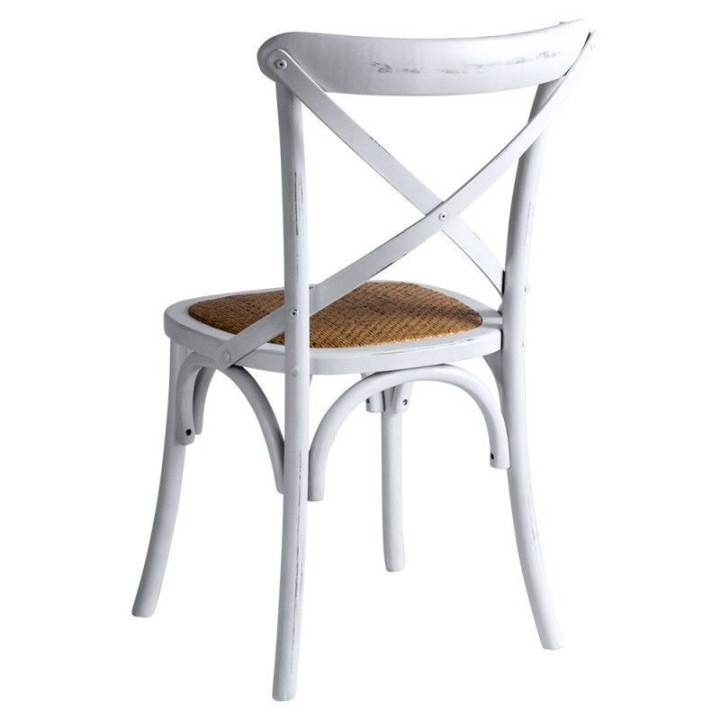 Silla Thonet blanco Vintage | Sillas nordicas- Sillas Cross