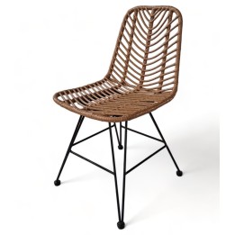 Silla Welcom| Silla cafeterias- silla rattán virgen vintage