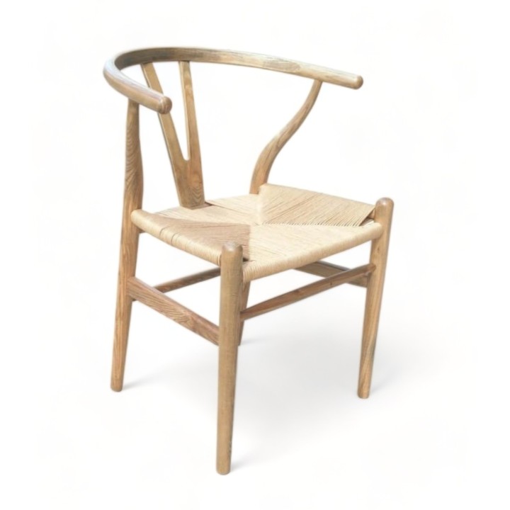 Silla Wishbone Natural |Sillas estilo escandinavo- Sillón artesano