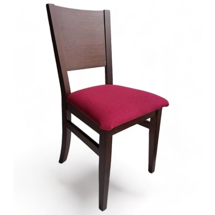 Silla Nápoles madera | Sillas de madera tapizadas BARATAS