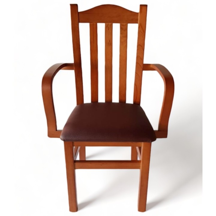 Sillas con brazos madera Segovia - Sillas y Mesas de madera