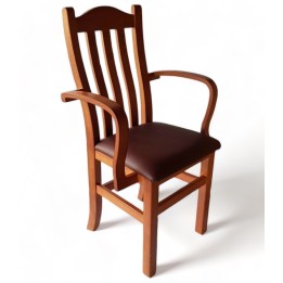 Sillón comedor Segovia| Sillas con brazos madera