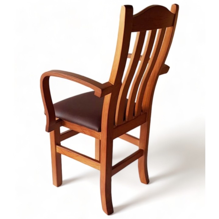 Sillas con brazos madera Segovia - Sillas y Mesas de madera