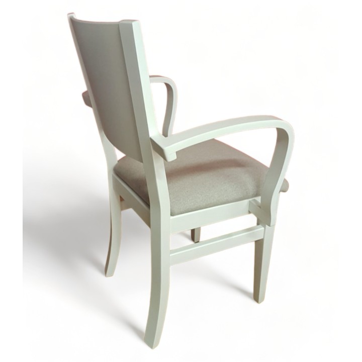 Silla con brazos Milán - Sillones de madera para comedor