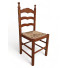 Silla Colonial Pino. Silla madera torneada anea