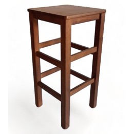 Taburete Castellano asiento madera|Taburetes madera bares baratos