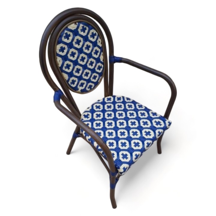 Sillón Parisino Josselin antracita| Sillas apilables baratas cafeteria