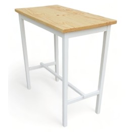 Mesa Isla Alta Madera|Mesa para bares  y restaurantes economica