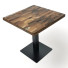Mesa Olimpia tablero Sheesham |Mesas Vintage- retro- industrial