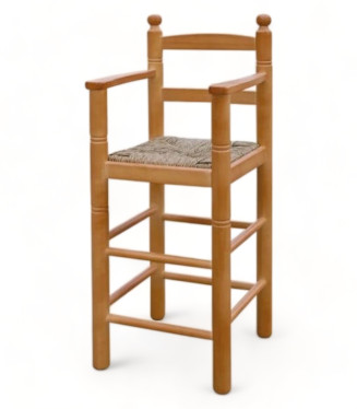 Trona Infantil| Sillas y mesas de madera- taburetes madera niño