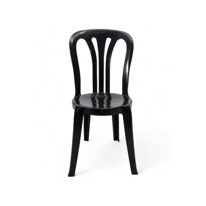 Silla negra EcoGarrotxa Resol| Mobiliario Hostelería eventos