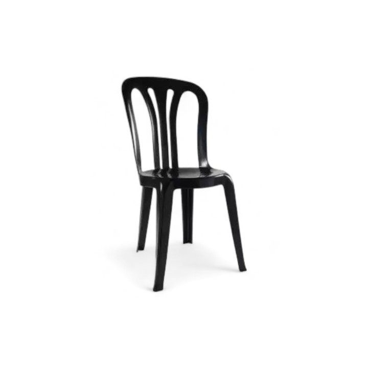 Silla negra EcoGarrotxa Resol| Mobiliario Hostelería eventos