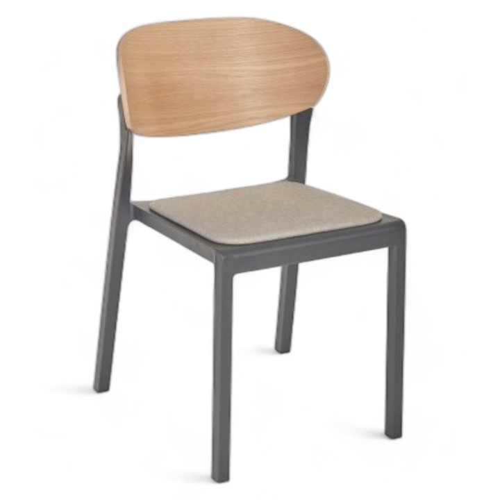 Silla Bake Wood Pad- Sillas de terraza interior- Oferta 2025 Hoteles