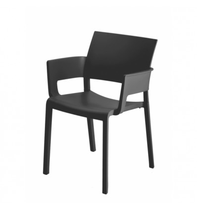 MOBILIARIO DE HOSTELERÍA | SILLA TERRAZA FIONA CON BRAZOS | SILLAS Y MESAS DE MADERA