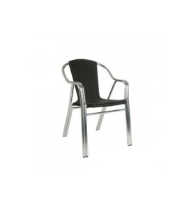 MOBILIARIO DE HOSTELERIA | SILLA TERRAZA EDGE COMFORT BLACK|SILLAS Y MESAS DE MADERA